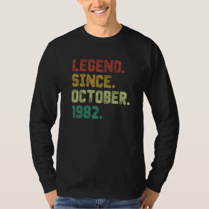 T-shirt 40 ans de légende depuis octobre 1982 40e annivers