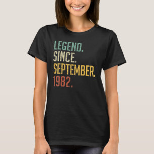 T-shirt 40 ans de légende depuis septembre 1982 40th Bir