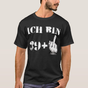 T-shirt 40 ans hommes J'ai 39 ans plus majeur