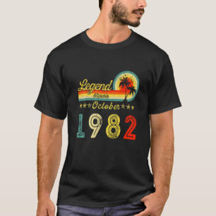 T-shirt 40 ans stupéfiant depuis octobre 1982 40e naissanc