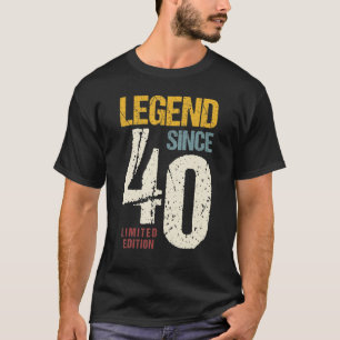 T-shirt 40 ans Vintage 1982 40e anniversaire Décoration