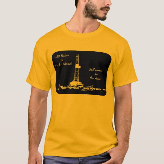 T-shirt -40 au-dessous de la chemise de gisement de (Devant)