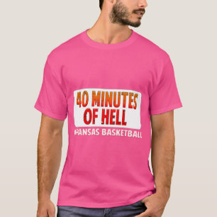 T-shirt 40 Minutes of Hell Basketball de l'Arkansas