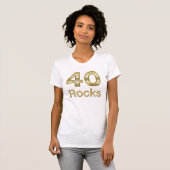 T-shirt 40 roches Bling (Devant entier)