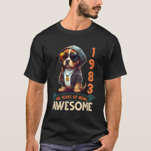 T-shirt 40E 1983 40 Chiot