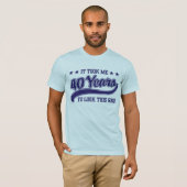T-shirt 40e anniversaire (Devant entier)