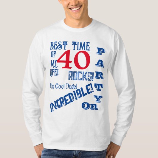 T-shirt 40e anniversaire (Devant)