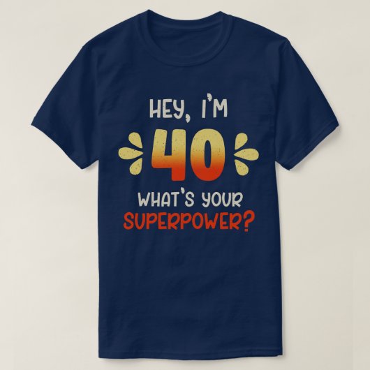 T-shirt 40e anniversaire 3 (Design devant)