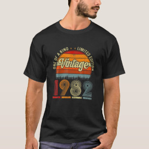 T-shirt 40E Anniversaire Cadeau Vintage 1982 40 Ancien Rét
