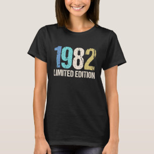 T-shirt 40e anniversaire Dames Mens 40 ans 1982 28