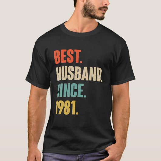 T-shirt 40E Anniversaire Du Mariage Le Cadeau - Meilleur M (Devant)
