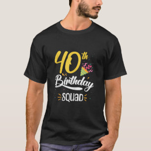 T-shirt 40e Anniversaire Escadron 40 Anniversaire Équipage