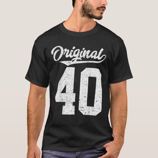 T-shirt 40e anniversaire et quarante (Devant)