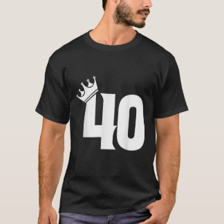T-shirt 40e anniversaire femmes hommes Vintage numéro 40 a