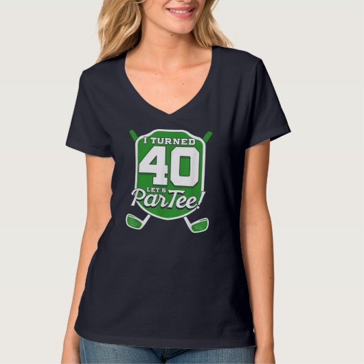 T-shirt 40e Anniversaire Golfing 40 Anniversaire Golf Play (Devant)