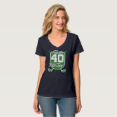 T-shirt 40e Anniversaire Golfing 40 Anniversaire Golf Play (Devant entier)