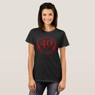 T-shirt 40e ANNIVERSAIRE Mariage RUBY