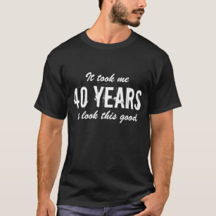 T-shirt 40e anniversaire pour hommes   Personnalis