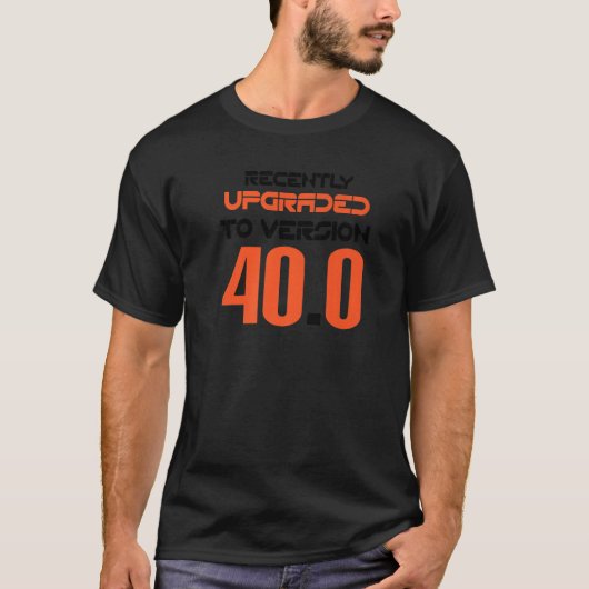 T-shirt 40e anniversaire Que les quarante soient avec vous (Devant)