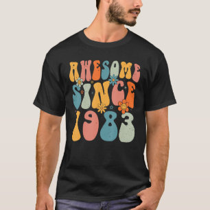 T-shirt 40e anniversaire stupéfiant depuis 1983 40 ans rét