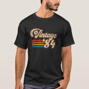 T-shirt 40e anniversaire Tee Vintage 1984 Cadeau 40 ans M
