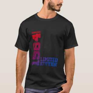 T-shirt 40e anniversaire Vintage 1984 Janvier 40 Année Hom