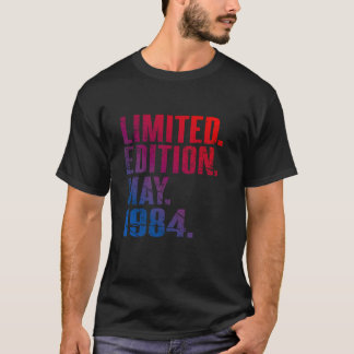 T-shirt 40e anniversaire Vintage 1984 mai 40 ans Hommes L