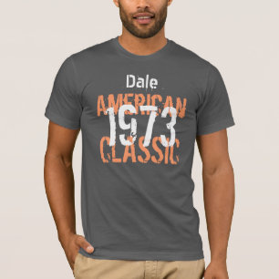 T-shirt 40e cadeau d'anniversaire 1973 American Classic V2
