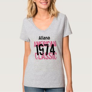 T-shirt 40e cadeau d'anniversaire 1974 American Classic V2
