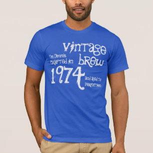 T-shirt 40e cadeau d'anniversaire 1974 Race Vintage V08