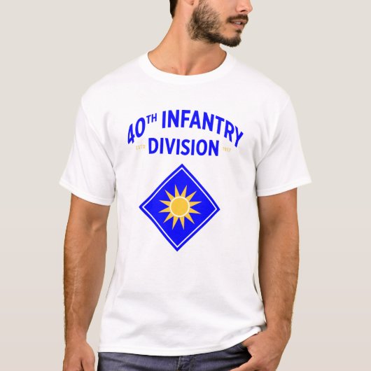 T-shirt 40e division d'infanterie (Devant)