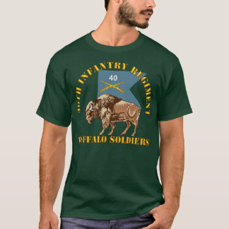 T-shirt 40e régiment d'infanterie Soldats de Buffalo avec 