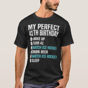 T-shirt 41 ans Perfect 41e anniversaire Ice Hockey 41e