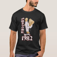 41e anniversaire Hommes Femmes 1982 Awesome Karate