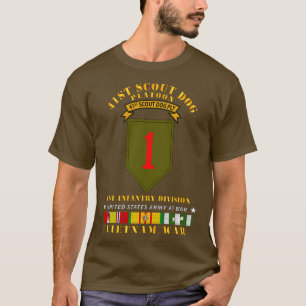 T-shirt 41e peloton de chiens scout 1re division d'infante