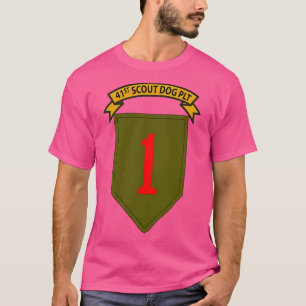 T-shirt 41e Peloton de chiens scout 1re Division d'infante