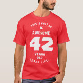 T-shirt 42 Ans (Devant)