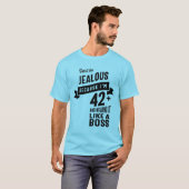 T-shirt 42 Ans - 42e Anniversaire Drôle Cadeau (Devant entier)