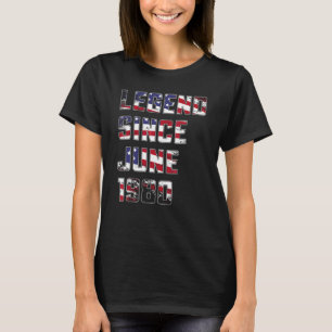 T-shirt 42 ans de légende depuis juin 1980 42e anniversair