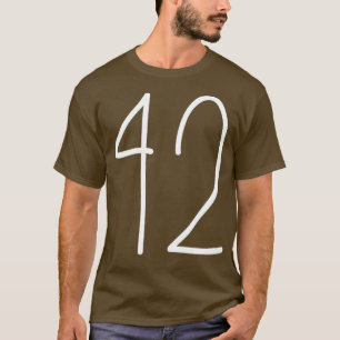 T-shirt 42 La réponse à la vie l'univers et tout
