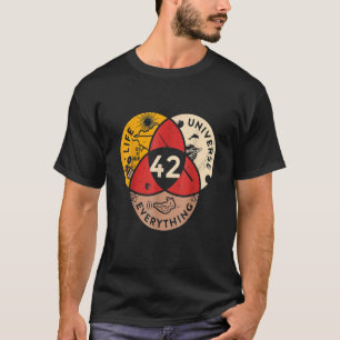 T-shirt 42 Réponse à la vie à l'univers et à tout Science