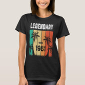 T-shirt 42e anniversaire 1981 Anniversaire pour hommes et (Devant)