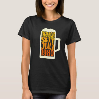 T-shirt 42e anniversaire légendaire de la bière depuis jui