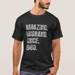 T-shirt 42E Anniversaire Mariage Pour Lui Mari Extraordina