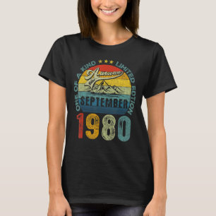 T-shirt 42e anniversaire stupéfiant depuis septembre 1980