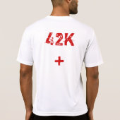 T-shirt 42K+, au delà du marathon… (Dos)