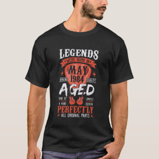 T-shirt 42rd Birthday Vintage Legends Born in 1984 42 Year