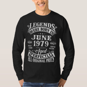 T-shirt 43e Anniversaire Des Légendes De Décoration Sont N
