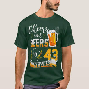 T-shirt 43E Anniversaire Soeurs Et Bières À 43 Ans Né En