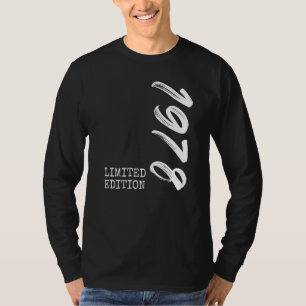 T-shirt 44e anniversaire Dames Mens 44 ans 1978 19